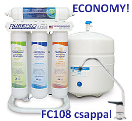 PurePro ERS105P RO víztisztító nyomásfokozóval QUICK CHANGE